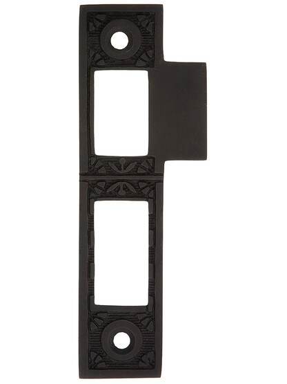 4 5/16inch Solid Brass Windsor-Pattern Strike Plate .